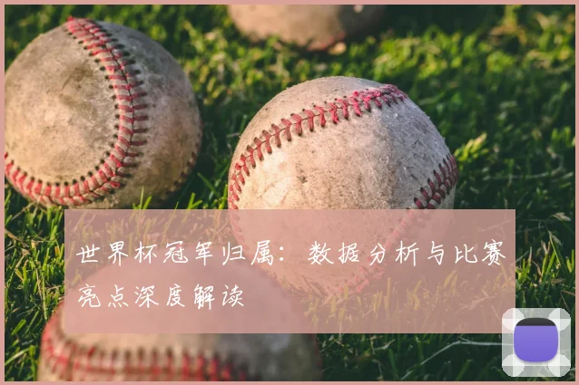 世界杯冠军归属：数据分析与比赛亮点深度解读
